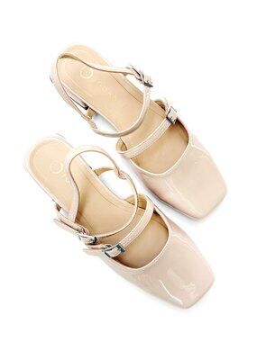 Mary Jane Strappy Block Heel 6